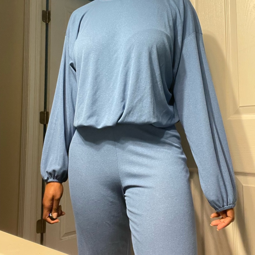 Zara blue two piece set